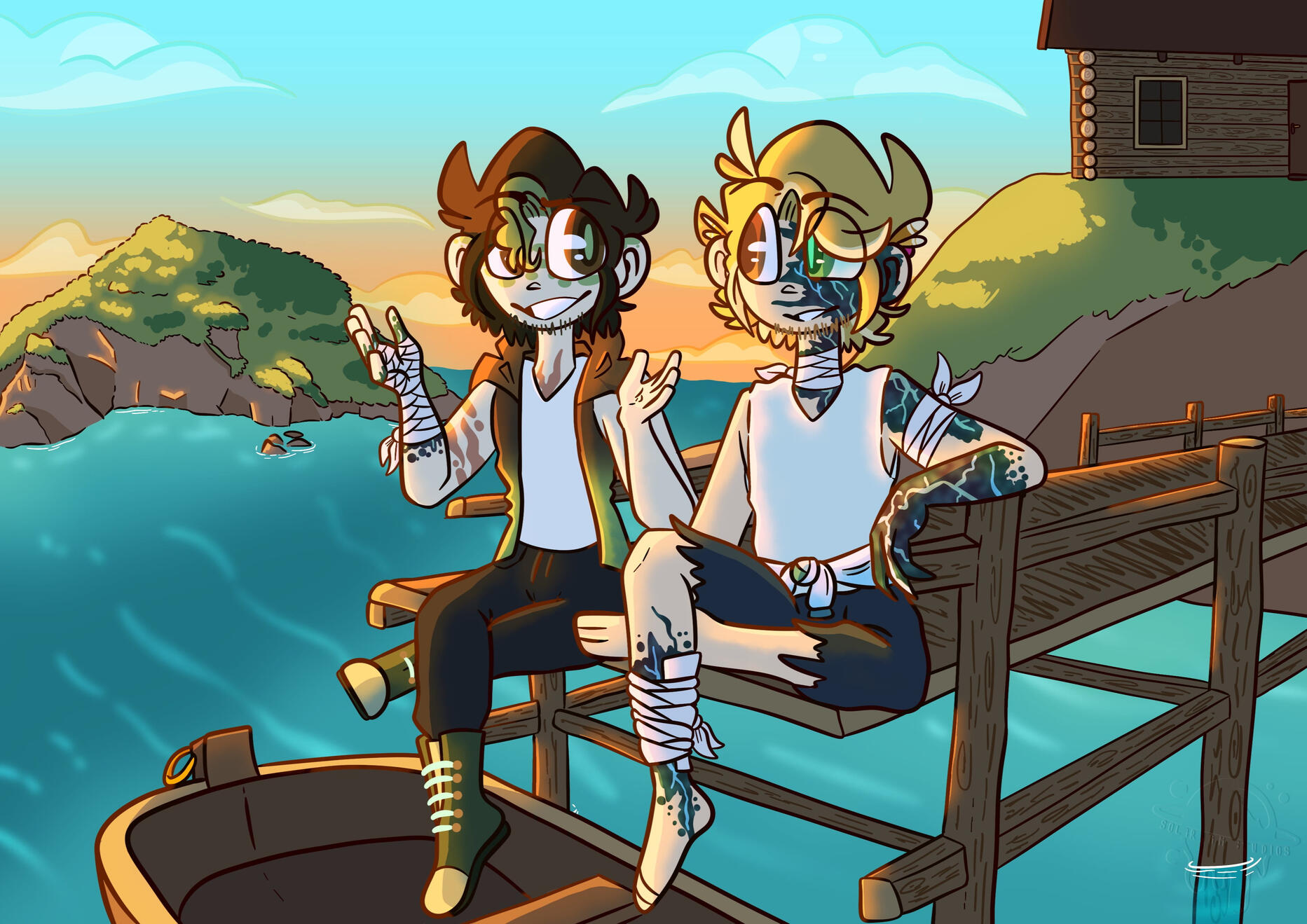 Best Buds Zine - Post-Apocalypse Au