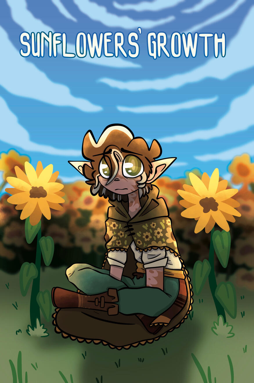 Sunflowers' Growth Comic Cover