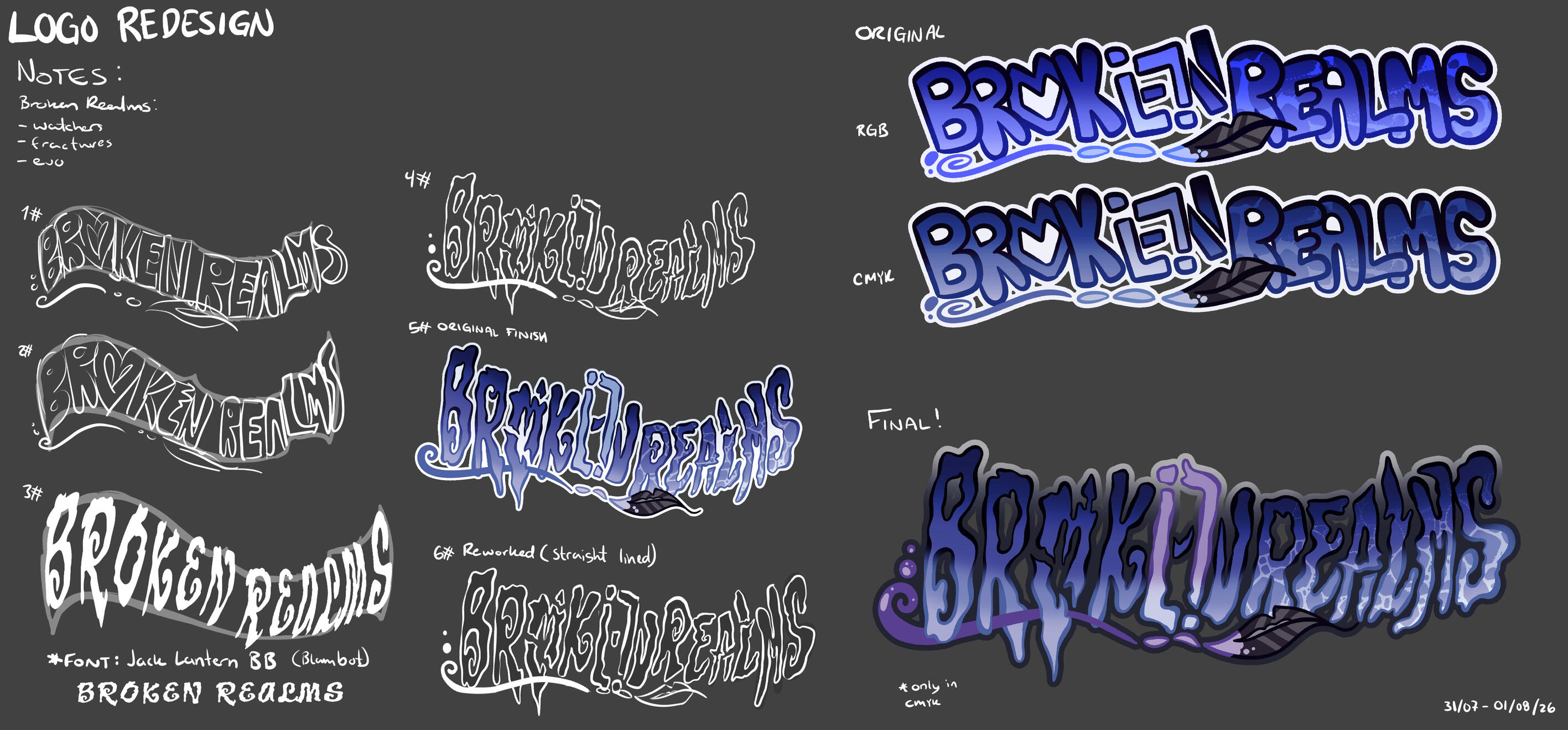 Broken Realm Logo Redesign